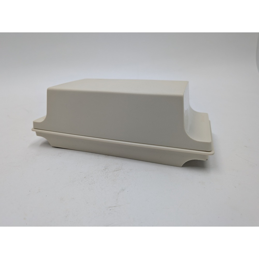 Vintage Tupperware Butter Dish Almond Beige 2 Piece Set 1512 1513